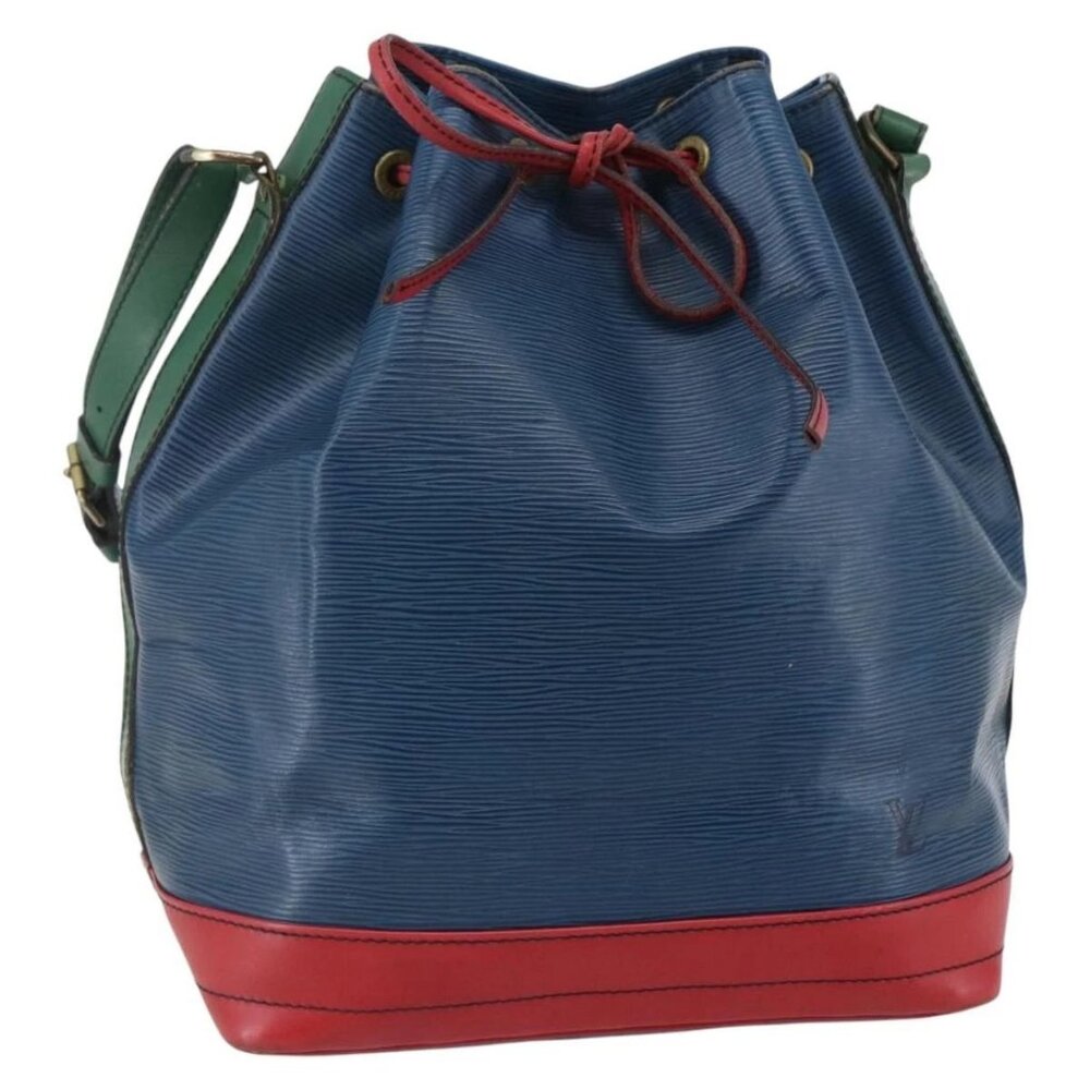 LOUIS VUITTON Epi Tricolor Noe Shoulder Bag Blue Red Green M44082 Auth 143946 - Picture 2 of 16